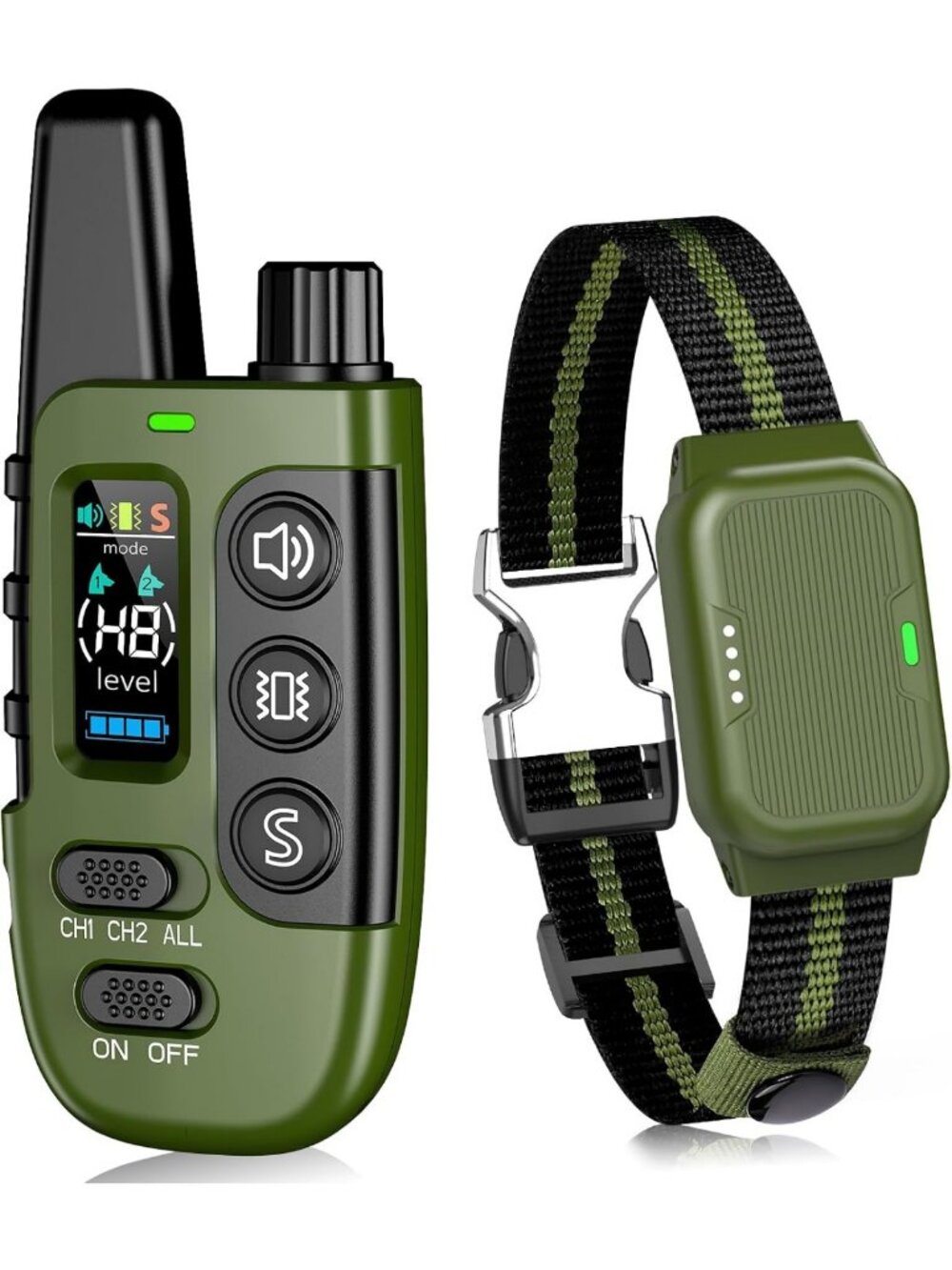 Waterproof Dog Training Collar with Remote, 3 Training Modes, Adjustable